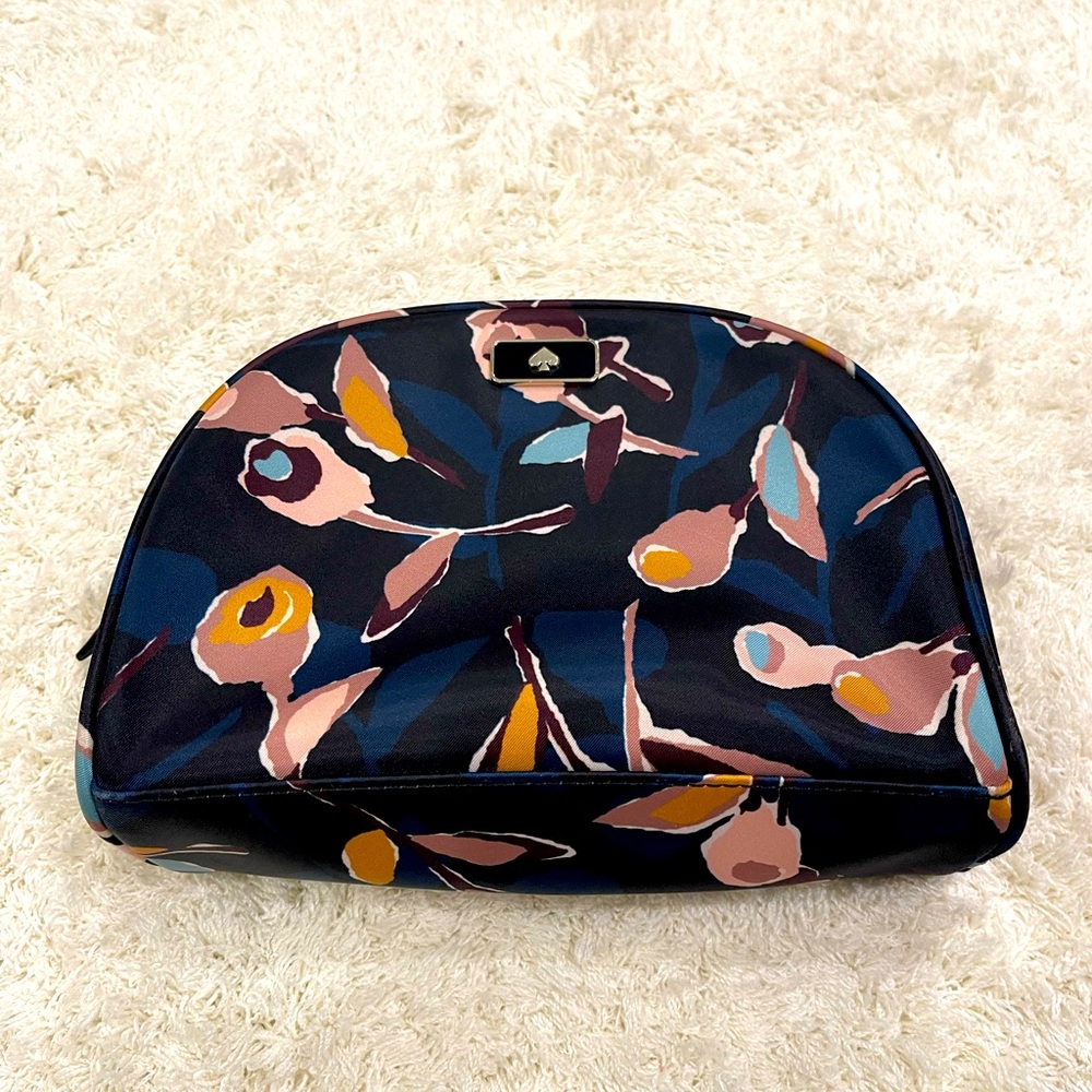 Kate Spade Dawn Paper Rose cosmetics bag